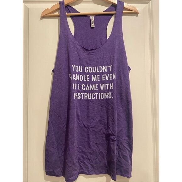 You Couldn't Handle Me Women's Tank Top size XL - Picture 1 of 3